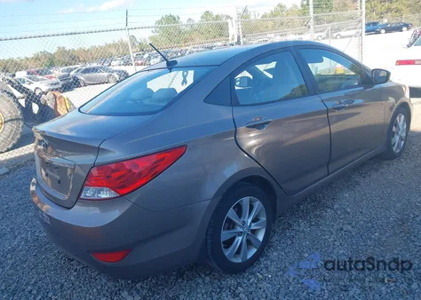 2014 Hyundai Accent Gls z USA, uszkodzony, nr VIN KMHCU4AE1EU748772